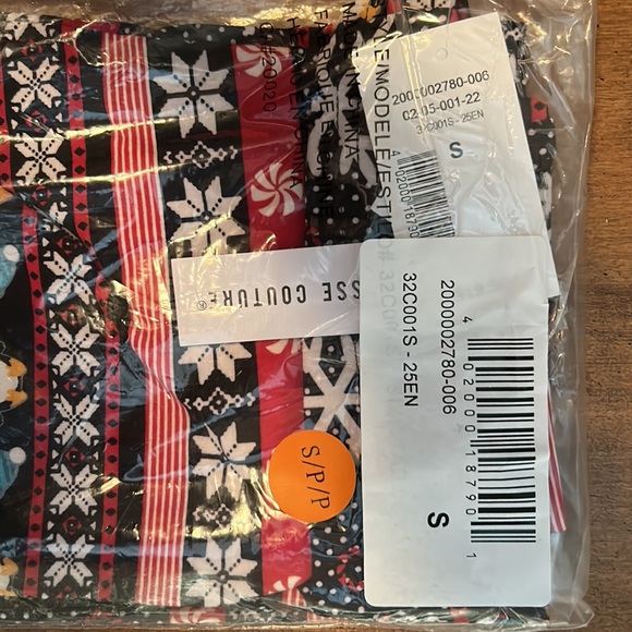 NWT in bag x mas leggings SP - Picture 2 of 2